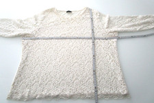 Shirt Spitze Naturweiß, Gr. ca. 50/52 (Maße siehe Fotos), SAMOON by Gerry Weber