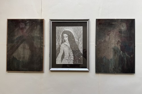 3er set malerei zeichnung - set,