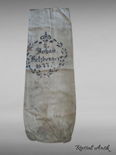 3102511 orig antiker MEHLSACK LEINENSACK GETREIDESACK 1877  45 x 135 cm