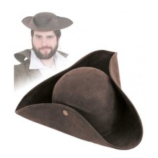 Piraten Hut braun Dreispitz