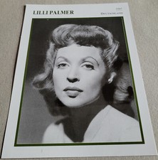Schauspielerin LILLI PALMER |