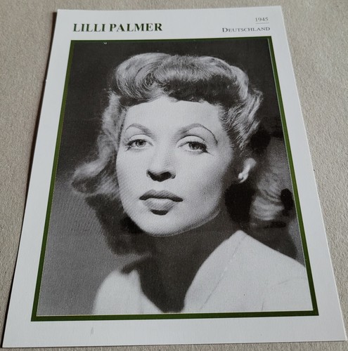 Schauspielerin lilli palmer - lilli, |