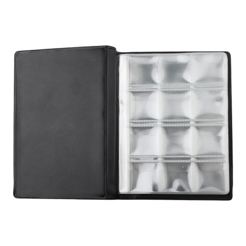 Schwarz pvc münzsammlung - schwarz,
