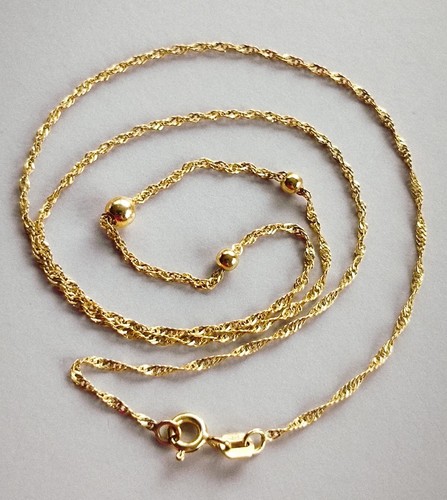 Gold kette singapurkette - gold,