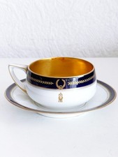 Antike Mokkatasse Rosenthal "Donatello" Entwurf: H. G. Reinstein Kobalt/Gold