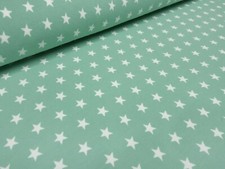 Stoff Baumwolle Jersey Sterne