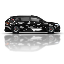 1x Tuning Camo Aufkle Dekor Auto Seitenaufkleber Einzeln klebend  Design S-D-8-E