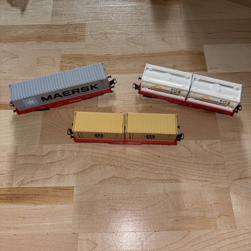 Märklin containerwagen - 3, x