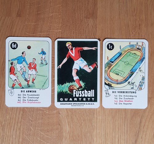 Kartenspiel alt fussball - kartenspiel,