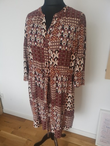 Hemdblusenkleid apricot 44 - hemdblusenkleid, xl