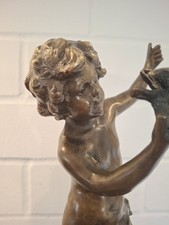 Bronze Statue Jüngling Putti