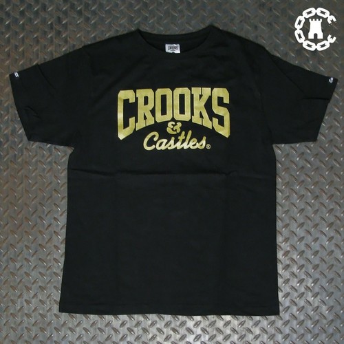 Crooks castles gold logo - castles,