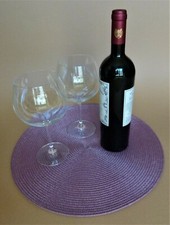 4 X PLATZSET TISCHSET RUND