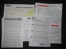 2, Garantie Karte, Nikon +Canon,Nikon coolpix p510+Canon PowerShot SX110