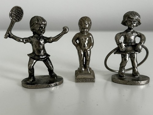 Small metal figurines tennis - small,