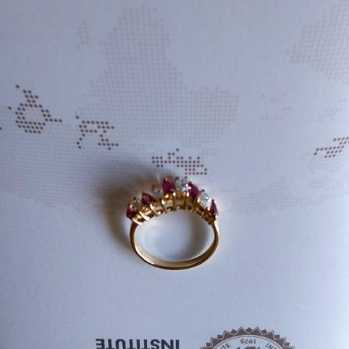 14k gelbgold cocktailring - cocktailring, gr
