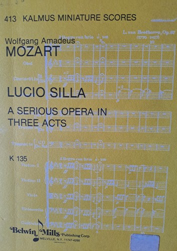 Mozart lucio silla oper - mozart.,