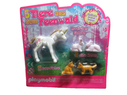 Playmobil figuren 5x tiere - |,