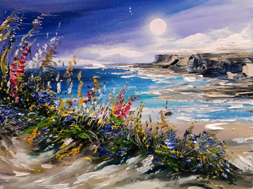 Original acrylic oil painting - oil,