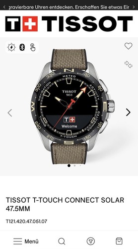 Tissot touch connect solar - tissot, t-touch