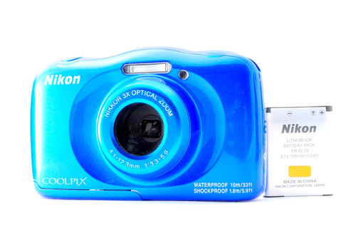 Nikon coolpix w100 blau - nikon,