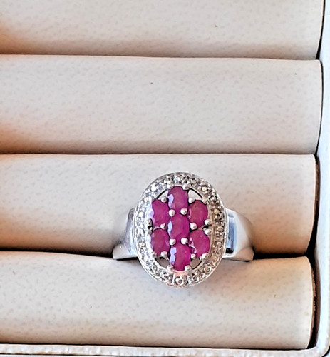 Schöner rubin ring 925 - schöner, rubin-ring,