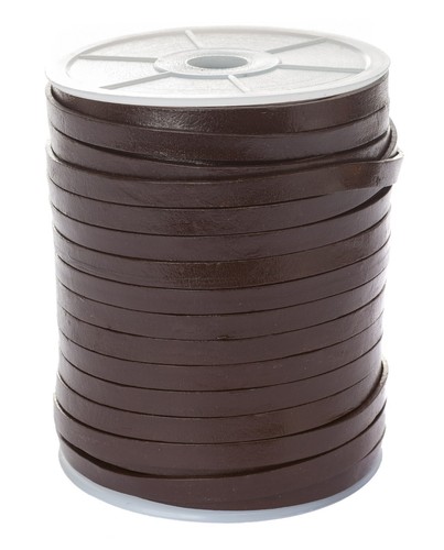 Lederband flach 1 - lederband,