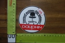 Alter Aufkleber Büro Schule Bürostuhl DAUPHIN