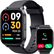 Smartwatch Herren mit Telefonfunktion Armbanduhr für iPhone Samsung Huawei Sony