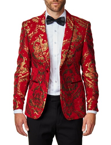 Herren gold brokat - brokat, paisley