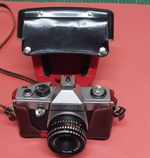 Pentacon Praktica L Spiegelreflexkamera mit domiplan und Blitzlicht Sunpak