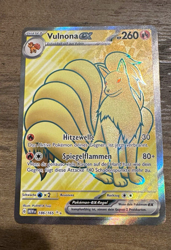Pokémon tcg vulnona 186 165 - tcg, 186/165
