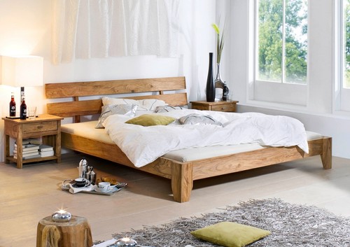 Bett nature brown - bett nature, doppelbett