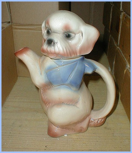 Porzellan figur kanne - figur,