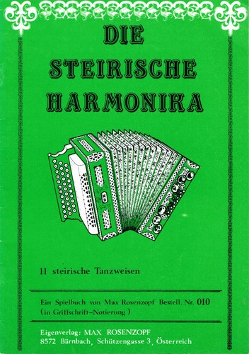 Griffschrift noten steirische - noten,