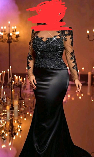 Damen abendkleid lang schwarz - lang,