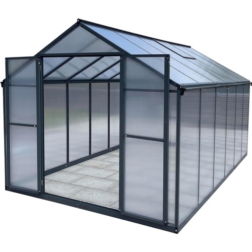 Gewächshaus aluminium garten - aluminium,
