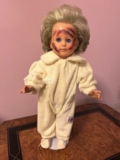 Halloween Dekoration Horror Puppe aus Kunststoff ca 40 cm