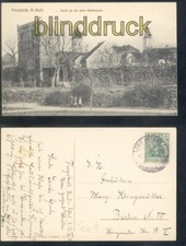 Freystadt N.-Schl. sw-AK Partie an der alten Stadtmauer 12.3.1913 (d8297)