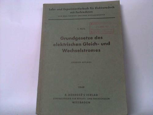 Grundgesetze des elektrischen