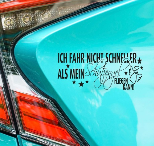 Ich fahr nicht schneller