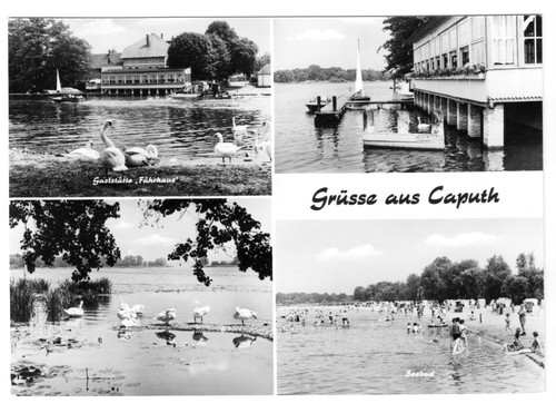 Caputh potsdam vier - ak,, potsdam,