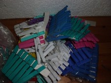 Wäscheklammern, 600 g neu, Plastikklammern