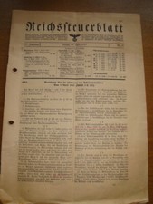 Reichssteuerblatt 10. April 1937, 27. Jahrgang 