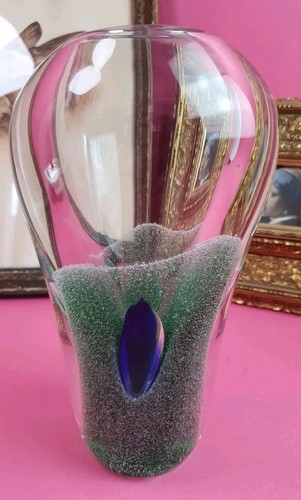 Künstlervase glas dick - künstlervase,