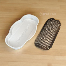 TUPPERWARE D185 TUPPER© PROFI-REIBE FEINER RASPEL-EINSATZ EDELSTAHL