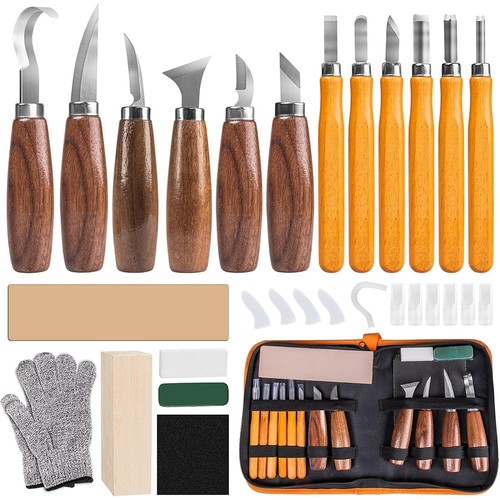 Holz schnitzmesser set - holz,