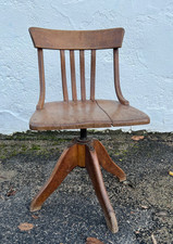 Stoll 1920  Bauhaus Büro-/ Schreibtischstuhl Albert Stoll Federdreh