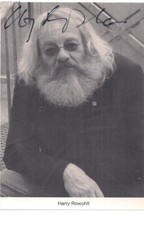 Autogramm Harry Rowohlt Schriftsteller Originalunterschrift