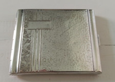 Schönes altes Zigaretten Etui ALPACCA 20er/30er Jahre Art Deco